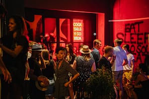 people dancing on the dance floor