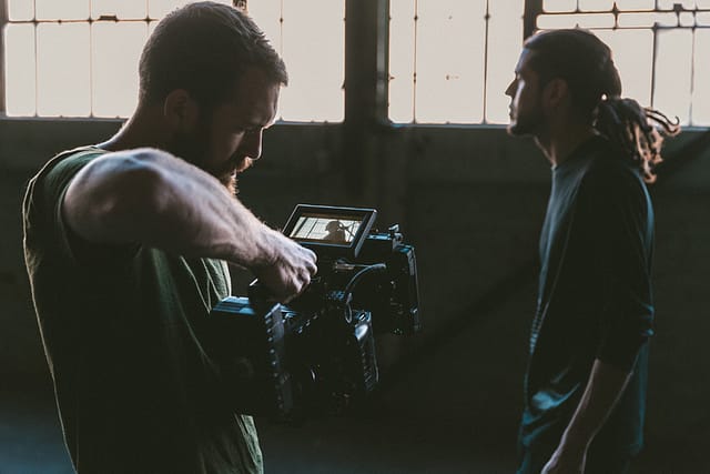 shooting a video